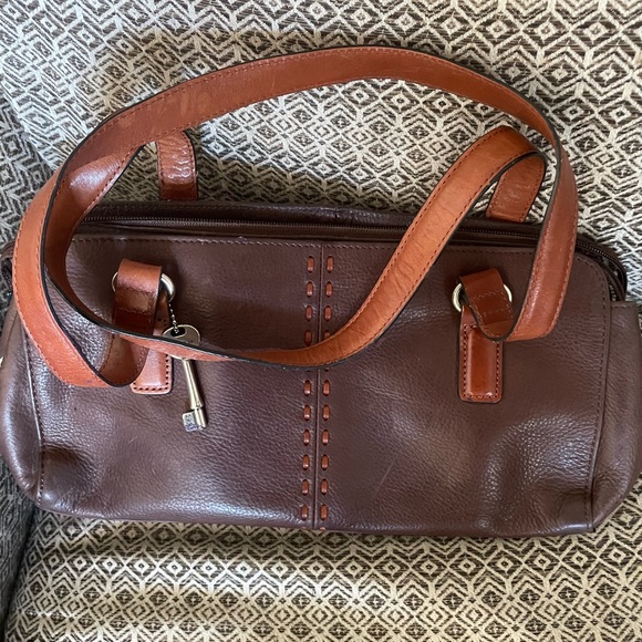 SOLD-Vintage Fossil purse shoulder bag - Picture 7 of 12